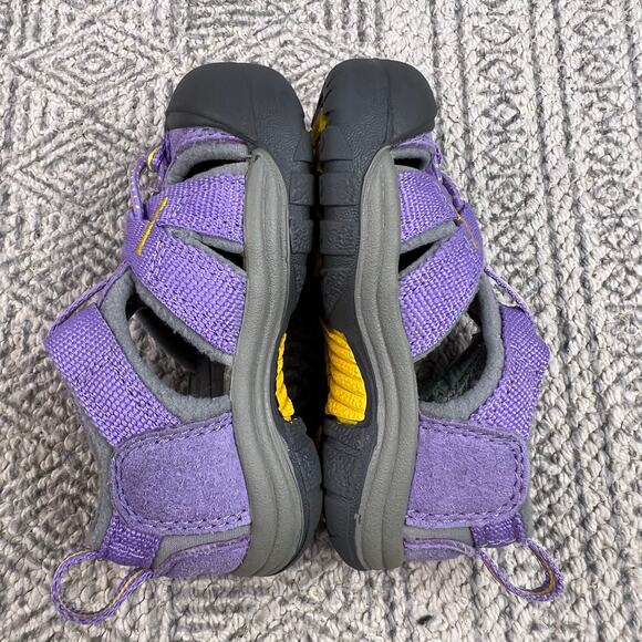 KEEN Newport H2 Purple Gray Sandals, Size 4 Toddler, Closed Toe Water Shoes - Picture 12 of 14